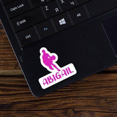 Abigail Sticker Basketballspieler Laptop Image