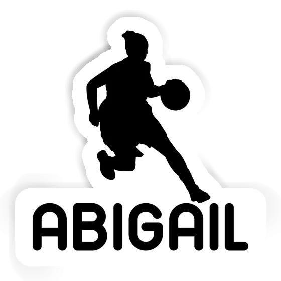 Abigail Sticker Basketball Player Image