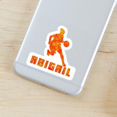 Basketball Player Sticker Abigail Laptop Image