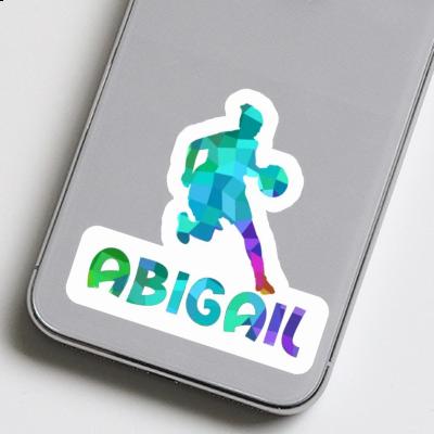 Sticker Basketball Player Abigail Notebook Image