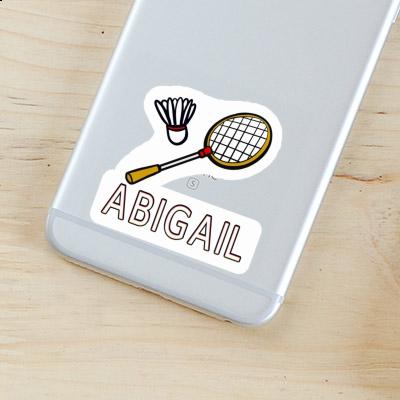 Badminton Racket Sticker Abigail Image