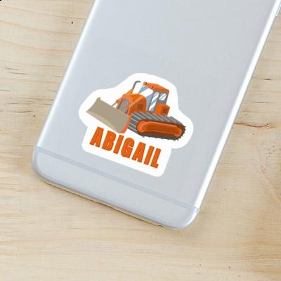 Excavator Sticker Abigail Laptop Image