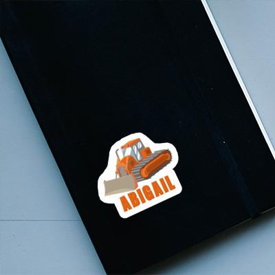 Excavator Sticker Abigail Laptop Image