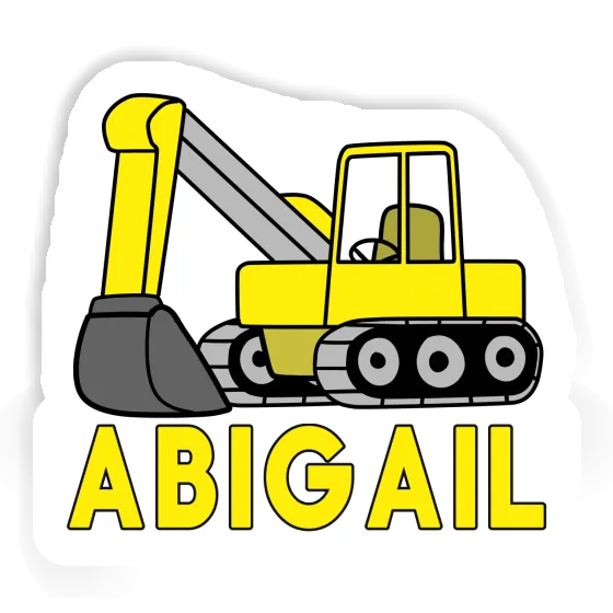 Sticker Abigail Excavator Gift package Image