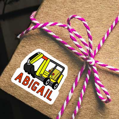 Mini-Excavator Sticker Abigail Gift package Image