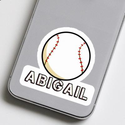 Sticker Baseball Abigail Laptop Image