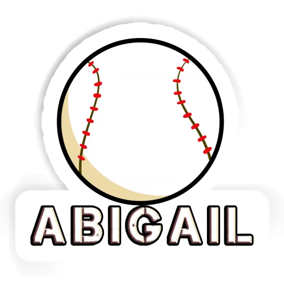 Sticker Baseball Abigail Gift package Image