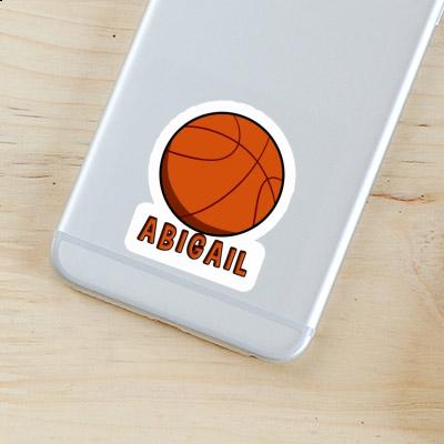 Basketball Ball Sticker Abigail Laptop Image