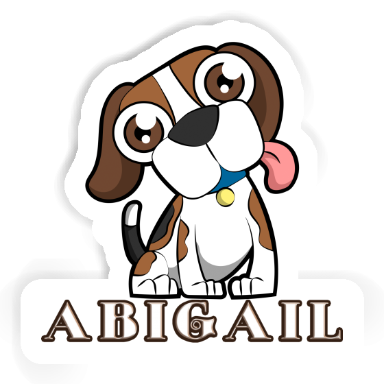 Abigail Sticker Beagle Notebook Image