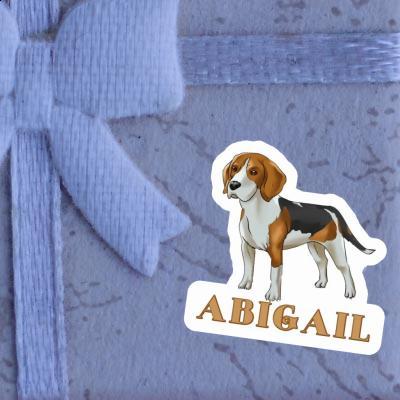 Beagle Dog Sticker Abigail Image