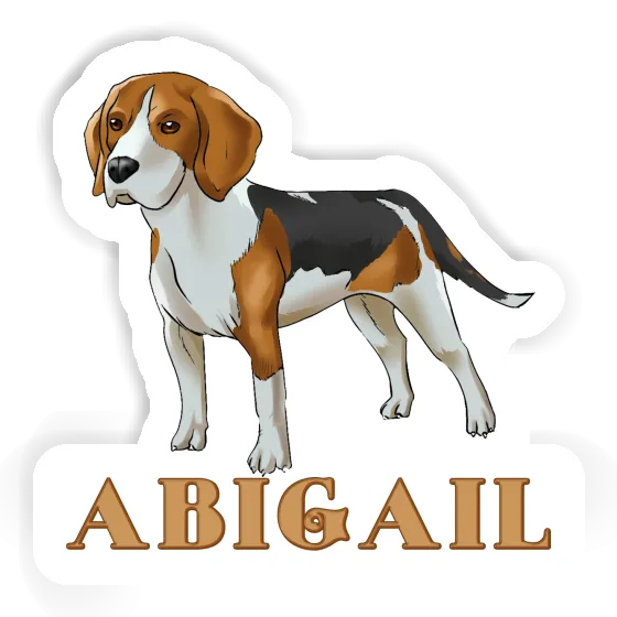 Beagle Dog Sticker Abigail Gift package Image