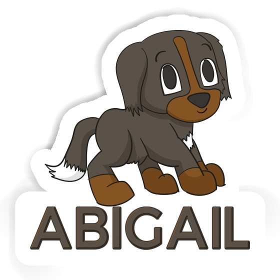 Abigail Sticker Bernese Dog Laptop Image