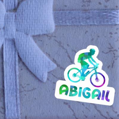 Abigail Sticker Biker Laptop Image