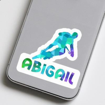 Abigail Sticker Biker Laptop Image