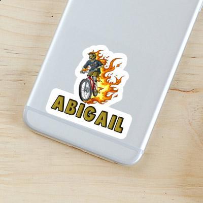 Freeride Biker Sticker Abigail Image