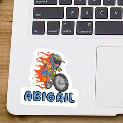 Abigail Autocollant Vététiste de freeride Notebook Image