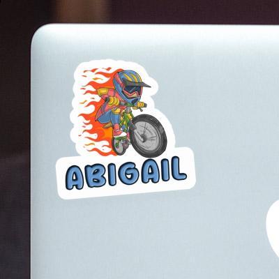 Abigail Autocollant Vététiste de freeride Notebook Image