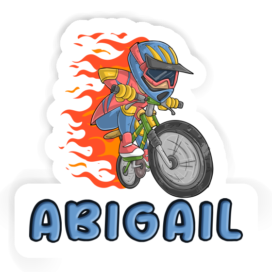 Abigail Autocollant Vététiste de freeride Image