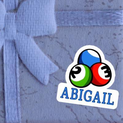 Billiard Ball Sticker Abigail Gift package Image