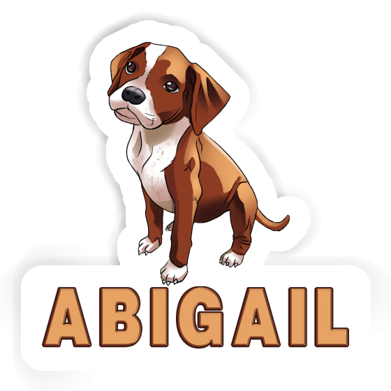 Abigail Sticker Boxer Notebook Image