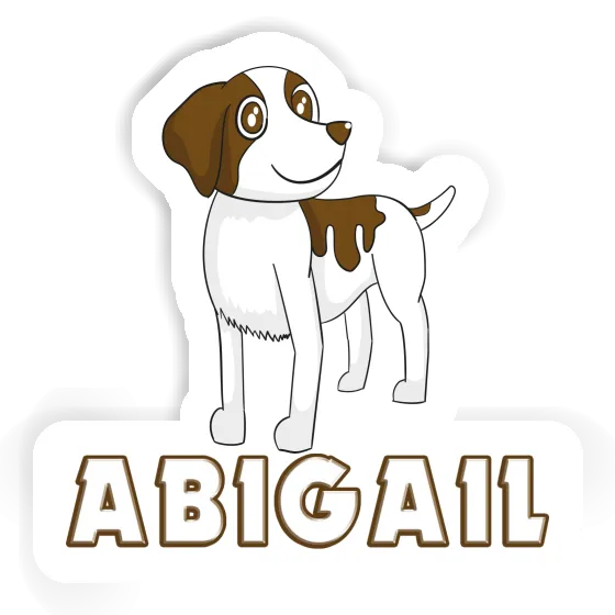 Sticker Brittany Dog Abigail Notebook Image