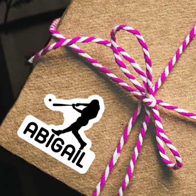 Baseball Player Sticker Abigail Gift package Image