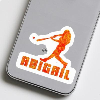 Sticker Abigail Baseball Player Gift package Image