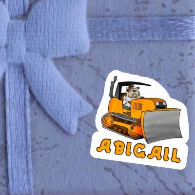 Bulldozer Sticker Abigail Notebook Image