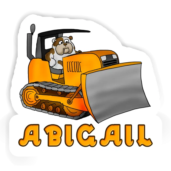 Bulldozer Sticker Abigail Image