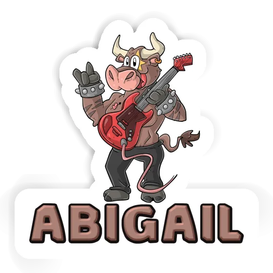 Sticker Abigail Guitarist Image