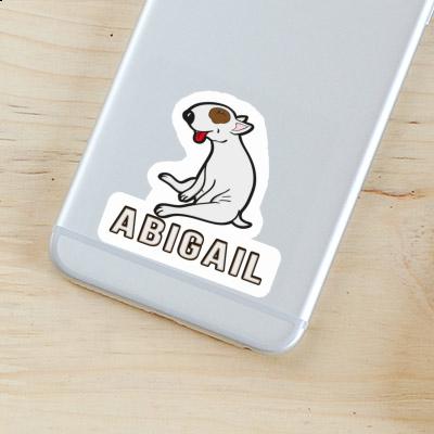 Bull Terrier Sticker Abigail Laptop Image