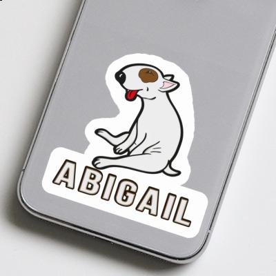 Bull Terrier Sticker Abigail Notebook Image