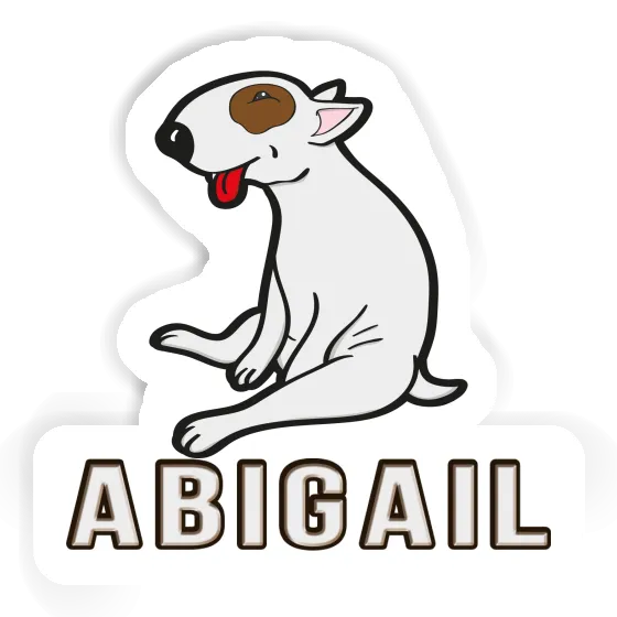 Bull Terrier Sticker Abigail Gift package Image