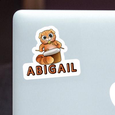 Drummer Sticker Abigail Laptop Image