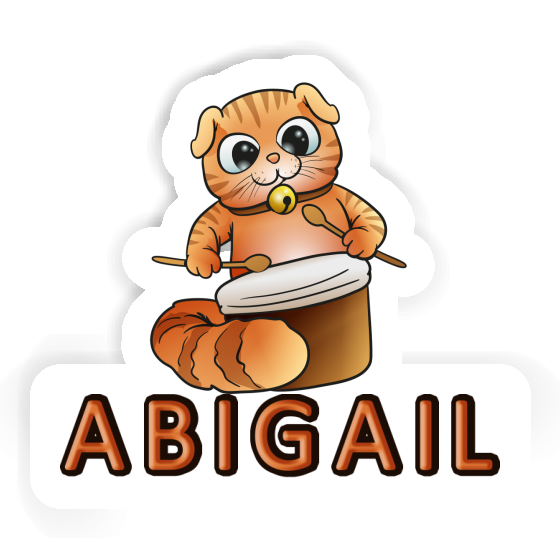 Drummer Sticker Abigail Notebook Image