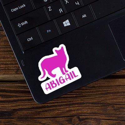 Sticker Abigail Katze Laptop Image