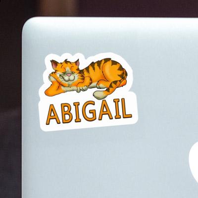 Abigail Sticker Cat Laptop Image