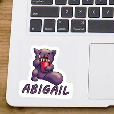 Abigail Autocollant Chat-frites Image