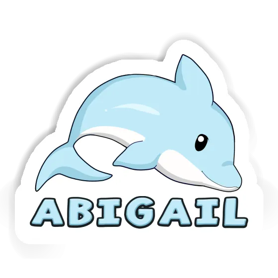 Sticker Abigail Dolphin Notebook Image