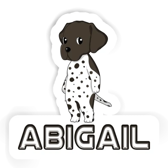 German Shorthaired Pointer Sticker Abigail Notebook Image