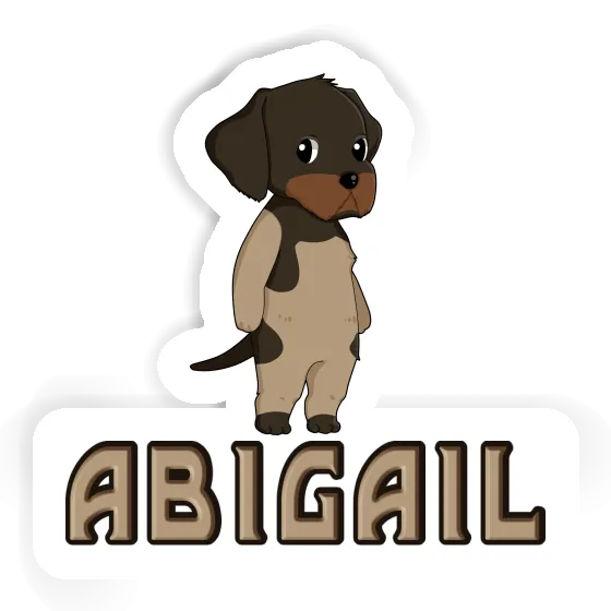 Sticker German Wirehaired Abigail Gift package Image