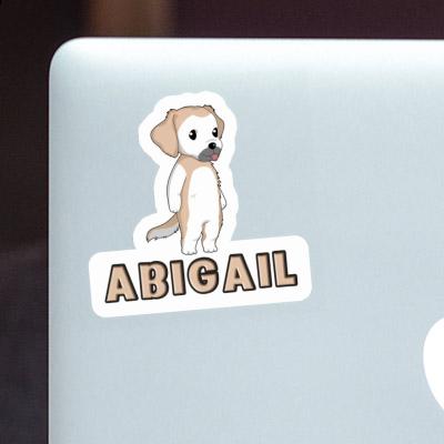 Sticker Golden Retriever Abigail Notebook Image