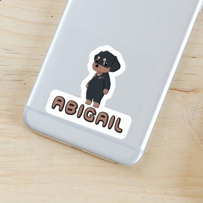 Rottweiler Autocollant Abigail Laptop Image