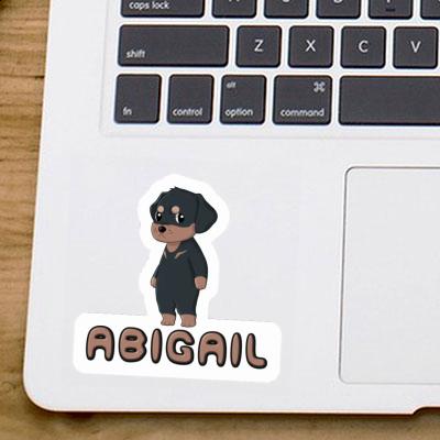 Rottweiler Autocollant Abigail Notebook Image