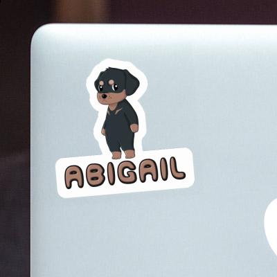 Rottweiler Autocollant Abigail Laptop Image