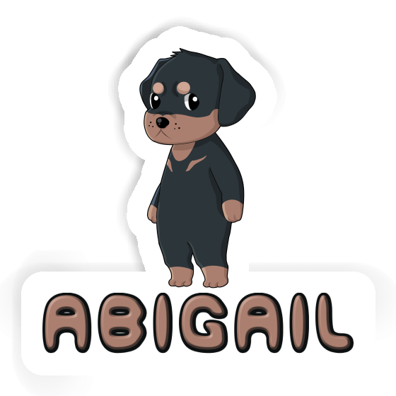 Rottweiler Autocollant Abigail Gift package Image