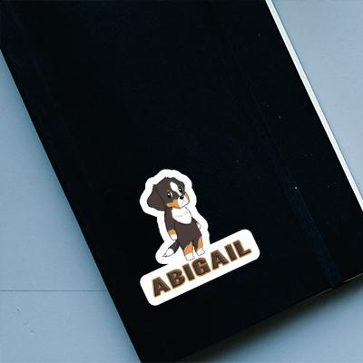 Sticker Bernese Mountain Dog Abigail Laptop Image