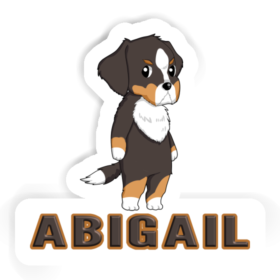 Sticker Bernese Mountain Dog Abigail Gift package Image