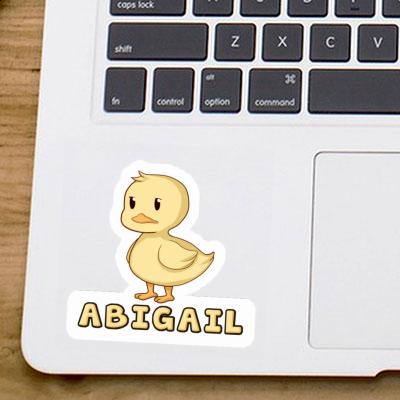 Autocollant Abigail Canard Laptop Image