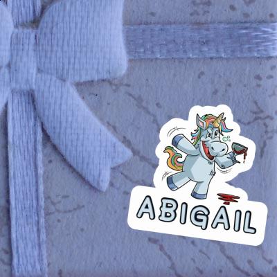 Abigail Autocollant Licorne Image